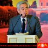 رئیس فدراسیون جهانی تکواندو (دکتر چو)به پولادگر تبریک گفت
